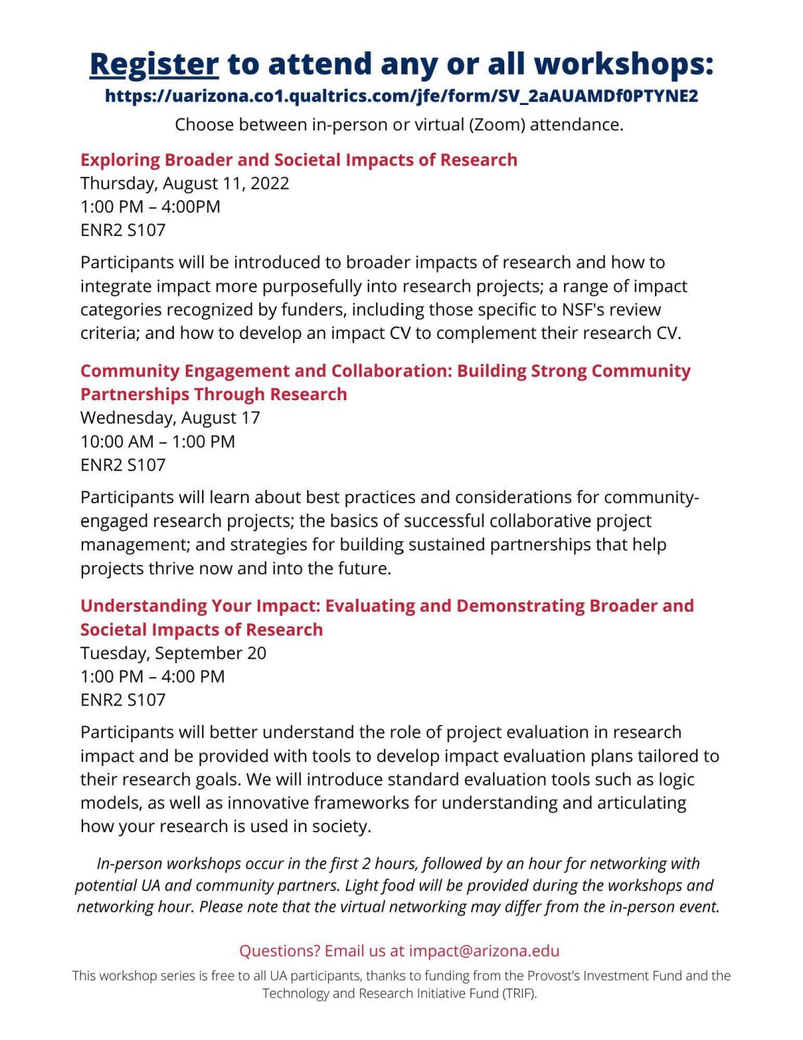 Building Societal Impact Skills info flyer 2 of 2