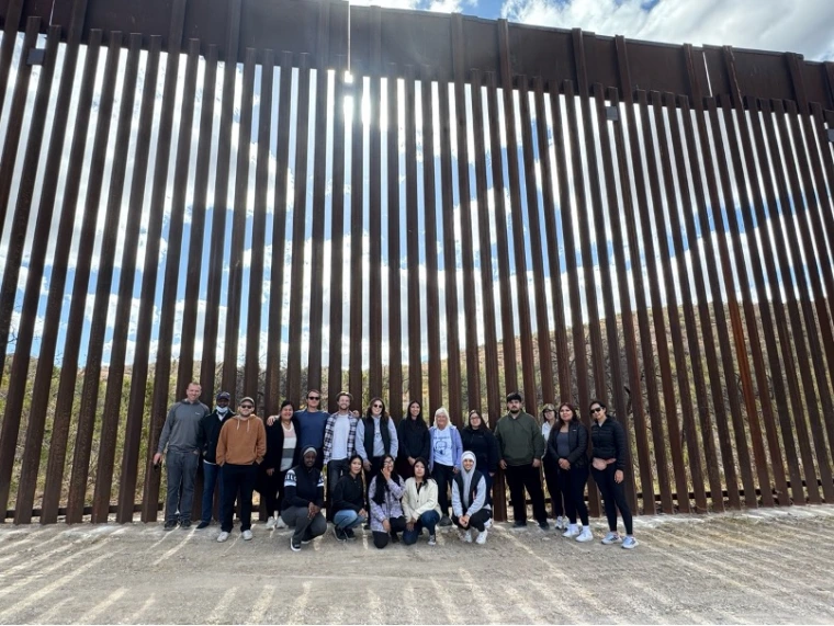 Student Engagement: Service Day at the Sasabe Border with Tucson Samaritans. Pictured: Students from the MPH program, PHPM 574 Fall 2024 Class