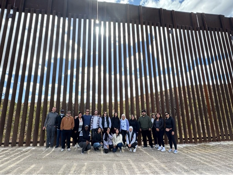 Student Engagement: Service Day at the Sasabe Border with Tucson Samaritans. Pictured: Students from the MPH program, PHPM 574 Fall 2024 Class
